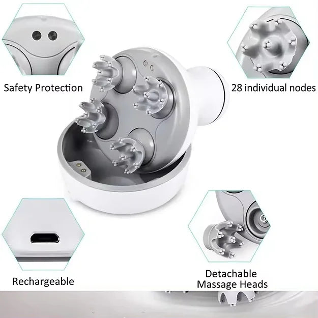 Intelligent Head, Scalp and Body Massager