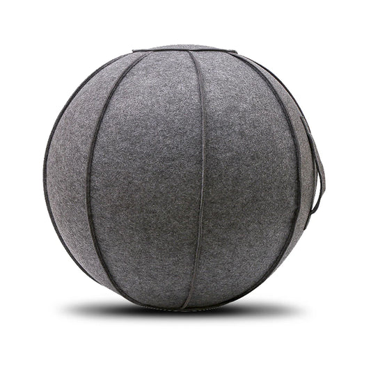 LifeSpan Fitness Workplace Office Chair Yoga Ball - Charcoal Felt